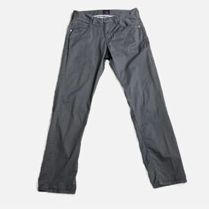 UNTUCKit Men’s 5 Pocket Pants Relaxed Fit Dark Grey W30 L32 Pima Cotton Spandex